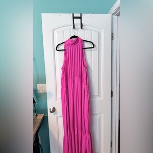 NWOT Worthington Fuchsia Pink Sleeveless Maxi Dress XXL